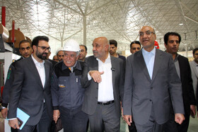 افتتاح و بازدید نیروگاه ۲۴ مگاواتی و افتتاح پلیمر بافت مدلل در سفر وزیر تعاون، کار و رفاه اجتماعی به کرمانشاه