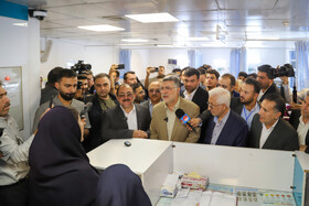 بازدید دکتر محمدرضا ظفرقندی، وزیر بهداشت، درمان و آموزش پزشکی از  مرکز جامع سلامت، بیمارستان پورسینای آشخانه خراسان شمالی