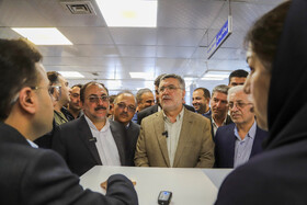 بازدید دکتر محمدرضا ظفرقندی، وزیر بهداشت، درمان و آموزش پزشکی از  مرکز جامع سلامت، بیمارستان پورسینای آشخانه خراسان شمالی