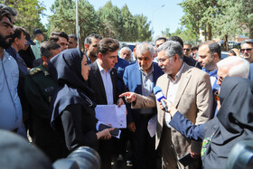 بازدید دکتر محمدرضا ظفرقندی، وزیر بهداشت، درمان و آموزش پزشکی   از دانشکده علوم پزشکی اسفراین