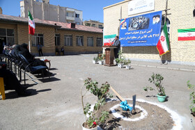 سخنرانی مسعود امامی یگانه استاندار اردبیل در آئین شروع عملیات 376 باب کلاس در استان اردبیل