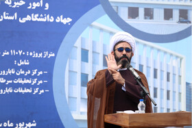 سخنرانی احمد شرفخوانی رئیس مرکز امور خیریه سازمان اوقاف و خیریه کشور در آئین شروع عملیات اجرایی مرکز تخصصی تحقیقاتی و درمانی زنان و درمانی ناباروری باتمانقلینج 