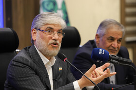 حسین سیمایی‌صراف، وزیر علوم، تحقیقات و فناوری در نشست مدیران دانشگاه‌های اصفهان 