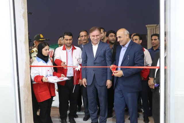 افتتاح ساختمان جدید هلال احمر جم افتتاح ساختمان جدید هلال احمر جم