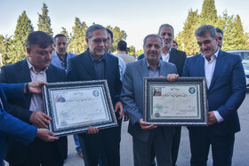 استقبال از وزیر آموزش و پرورش در سفر به استان سمنان