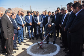 حضور وزیر آموزش و پرورش در مراسم کلنگ زنی ۵باب مدرسه در سمنان