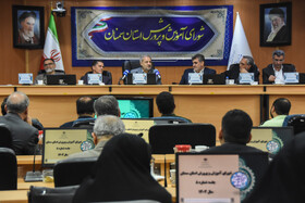 سخنرانی علیرضا کاظمی وزیر آموزش و پرورش در جلسه شورای آموزش و پرورش استان سمنان