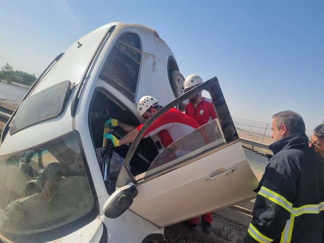 واژگونی برلیانس در ایوانکی یک فوتی و چهار مصدوم در دو سانحه واژگونی در روز جمعه استان سمنان