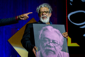 حسن پور شیرازی در پانزدهمین جشن منتقدان و نویسندگان سینمایی ایران