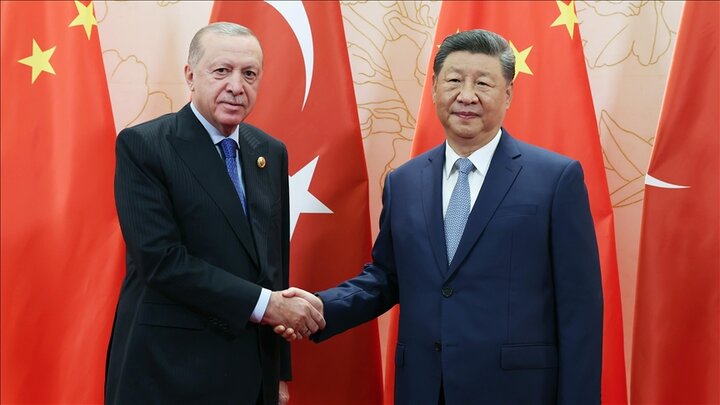 دیدار و گفت‌وگوی اردوغان و شی جین‌پینگ در چین