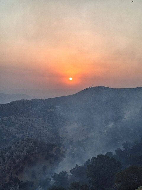 آتشسوزی کوه سیهچهل ایلام به طور کامل مهار شد آتشسوزی کوه سیهچهل ایلام به طور کامل مهار شد