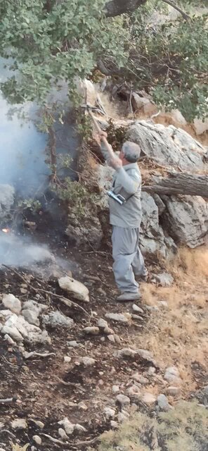 آتشسوزی کوه سیهچهل ایلام به طور کامل مهار شد