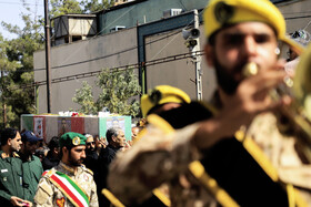 تشییع پیکر سرهنگ شهید «رحیم محمدی» در کرمان