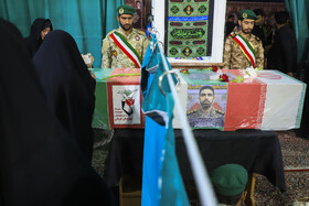 تشییع پیکر سرهنگ شهید «رحیم محمدی» در کرمان
