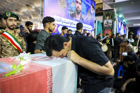 تشییع پیکر سرهنگ شهید «رحیم محمدی» در کرمان