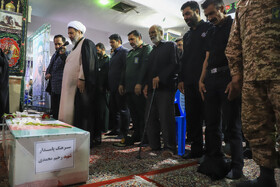 تشییع پیکر سرهنگ شهید «رحیم محمدی» در کرمان