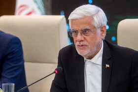 محمدرضا عارف، معاون اول رئيس جمهور در نشست با معاونین صدا و سیما