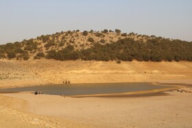 خشک شدن سد شاه قاسم یاسوج
