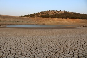 خشک شدن سد شاه قاسم یاسوج