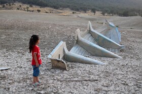 خشک شدن سد شاه قاسم یاسوج