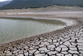 خشک شدن سد شاه قاسم یاسوج