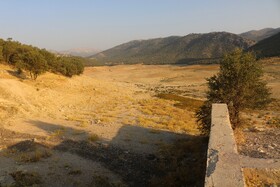 خشک شدن سد شاه قاسم یاسوج