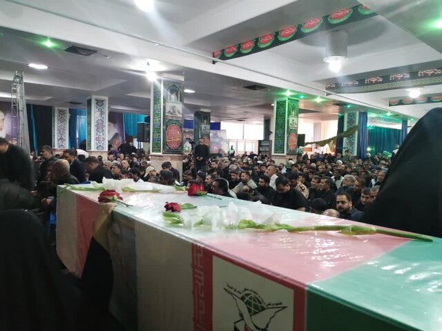 پیکر سرهنگ شهید «رحیم محمدی» در کرمان تشییع شد