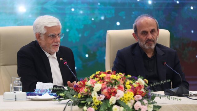 حرف‌های جبلی در حضور عارف/ حمایت دولت از بازسازی ساختمان شیشه‌ای