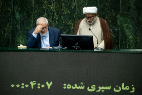 عباس علی آبادی، وزیر نیرو در صحن علنی مجلس - ۱۱ شهریور
