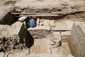کاوش در فاز دوم گذر تاریخی کمرزرین اصفهان