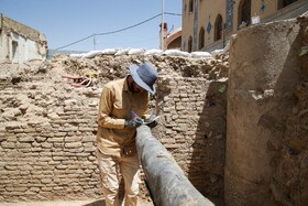 کاوش در فاز دوم گذر تاریخی کمرزرین اصفهان