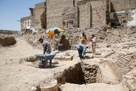 کاوش در فاز دوم گذر تاریخی کمرزرین اصفهان
