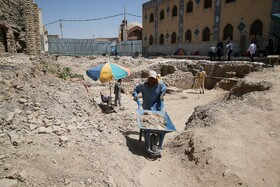 کاوش در فاز دوم گذر تاریخی کمرزرین اصفهان