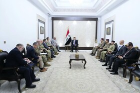 دیدار فرمانده جدید سنتکام با السودانی در بغداد