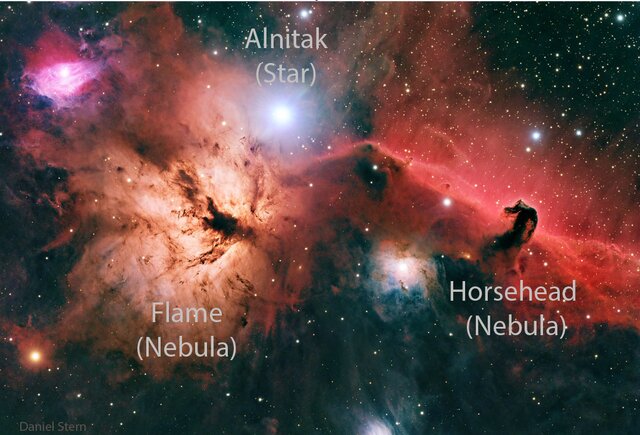 «سر یک اسب در کنار شعلههای آتش» در عکس روز ناسا