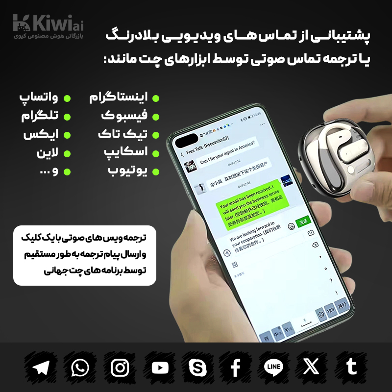 خرید دستگاه مترجم صوتی از فروشگاه بازرگانی کیوی