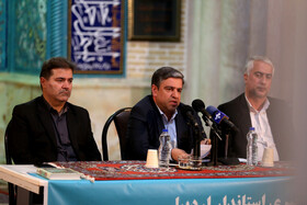 نشست خبری مسعود امامی یگانه،  استاندار اردبیل