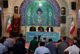 نشست خبری مسعود امامی یگانه،  استاندار اردبیل