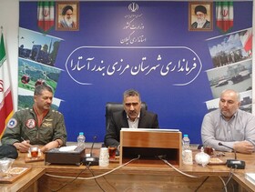 نصب تندیس و ماکت جنگنده اف-۴ خلبان شهید حسین‌نژادی در ورودی آستارا