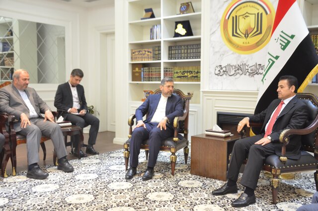 رایزنی معاون وزیر خارجه با مشاور امنیت ملی عراق رایزنی معاون وزیر خارجه با مشاور امنیت ملی عراق