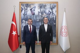 رایزنی سفیر ایران با وزیر آموزش ملی ترکیه