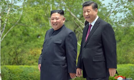 کیم جونگ اون در دیدار با رئیس جمهور چین: دوستی بین دو کشور ناگسستنی است