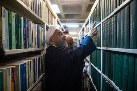 حسن روحانی در مراسم اهدای ۲۵ هزار نسخه کتاب به سازمان اسناد و کتابخانه ملی