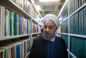 حسن روحانی در مراسم اهدای ۲۵ هزار نسخه کتاب به سازمان اسناد و کتابخانه ملی
