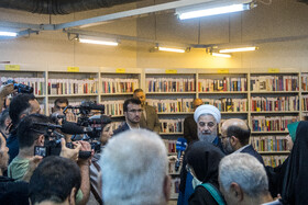 حسن روحانی در مراسم اهدای ۲۵ هزار نسخه کتاب به سازمان اسناد و کتابخانه ملی