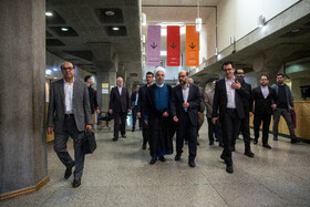 حسن روحانی در مراسم اهدای ۲۵ هزار نسخه کتاب به سازمان اسناد و کتابخانه ملی