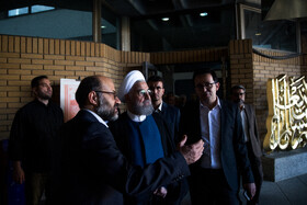 حسن روحانی در مراسم اهدای ۲۵ هزار نسخه کتاب به سازمان اسناد و کتابخانه ملی