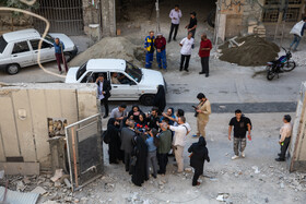 بازدید از روند بازسازی نقاط آسیب دیده در جنگ ۱۲ روزه