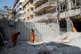 بازدید از روند بازسازی نقاط آسیب دیده در جنگ ۱۲ روزه