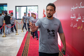 مراسم بدرقه ملی پوشان کشتی برای اعزام به رقابت های قهرمانی جهان